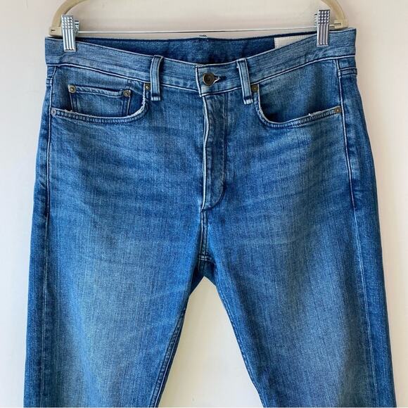 Rag and Bone Slim Fit 2 Jeans in Burgess Wash Size 32/30 - Picture 3 of 10
